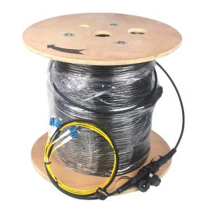 Wholesale Outdoor Waterproof MPO/MTP - LC Singlemode Fiber Optic Breakout Cable from china suppliers