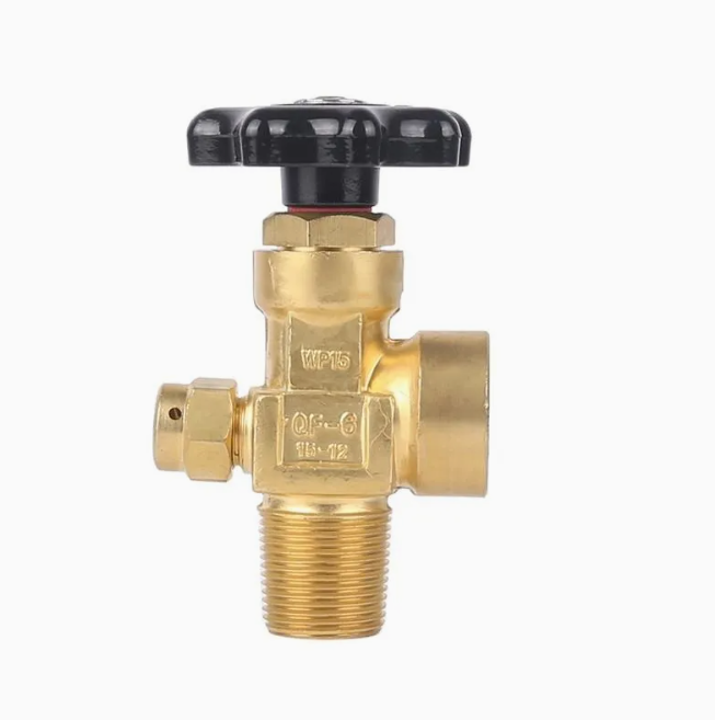 High Pressure Brass CO2 Cylinder Valve for Soda Machine Beverage Industrial Use 150Bar