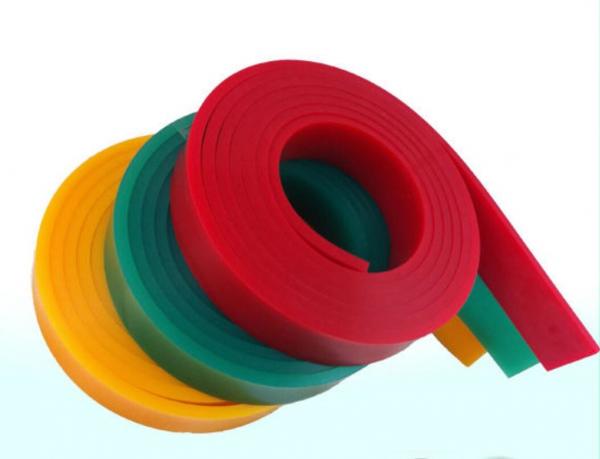 Quality Abrasion Resistant Screen Printing Squeegee Rubber Strong Durability 4 Meter Length for sale