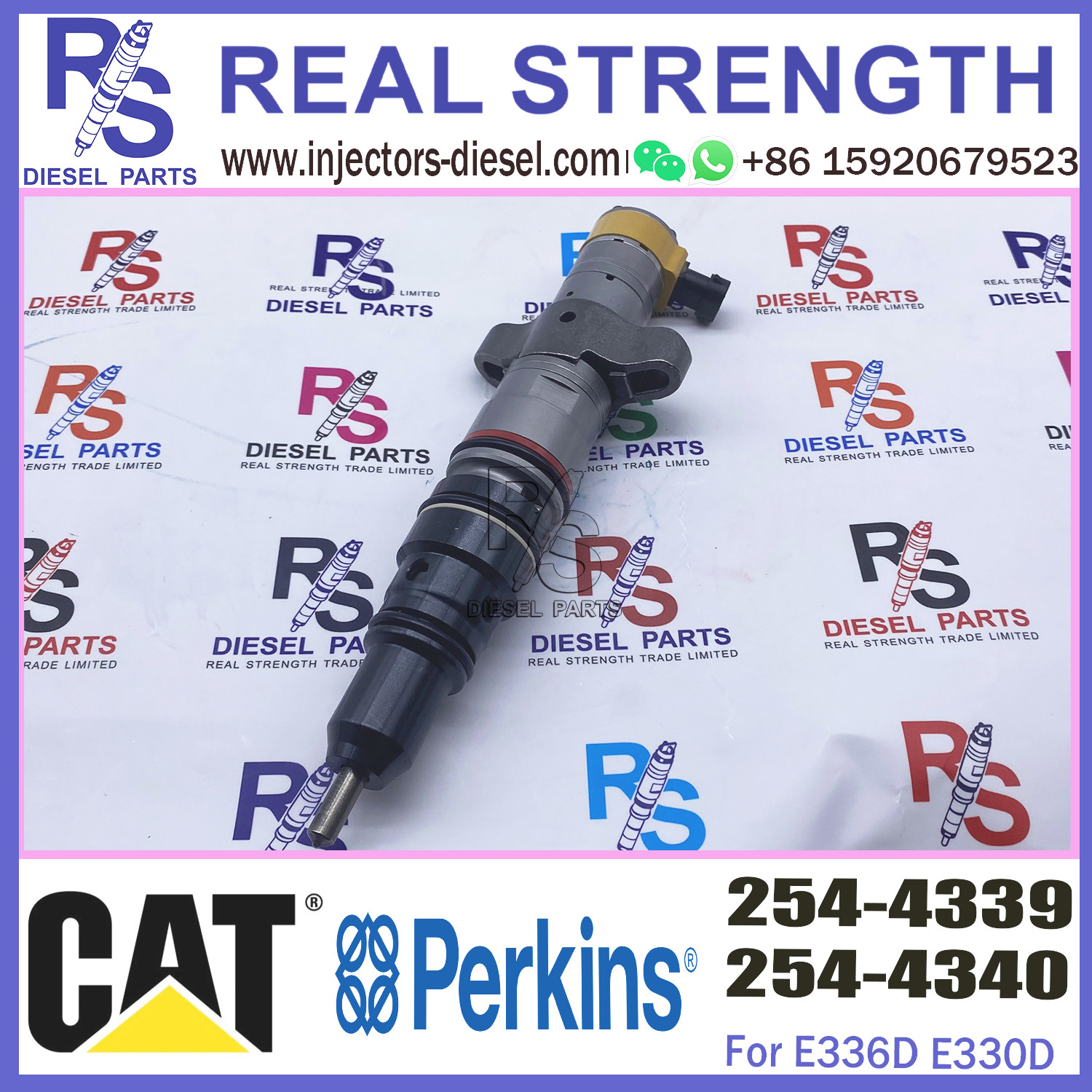 C9 Diesel Engine Caterpillar Fuel Injector 2544340 254-4330 254-4339 254-4340