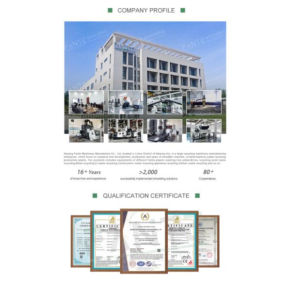 Professional Single Axis Shredder for Recycling Nets Large Plastic and Wood