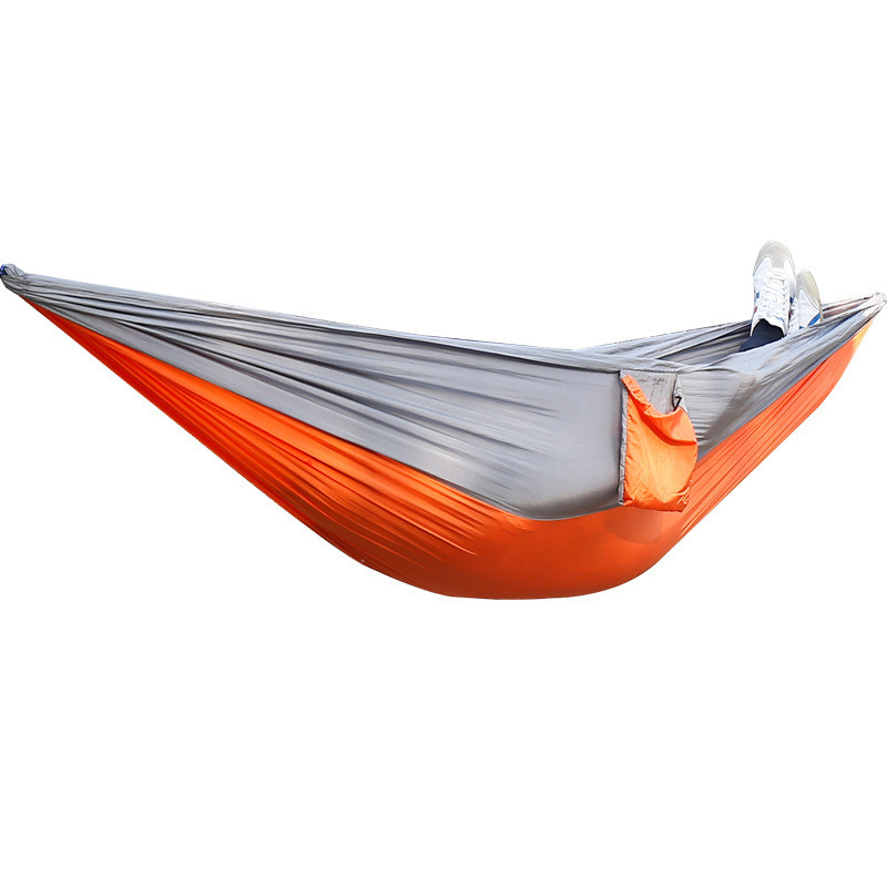 Promotional Outdoor Hammock 270*140cm 210 T Nylon fabric Logo Customized