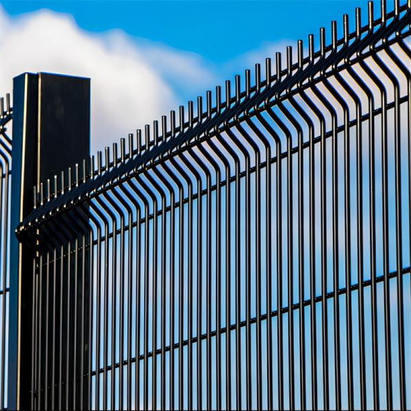Anti Climb Barbed Wire Mesh High Security 358 Railway Station Fence Airport