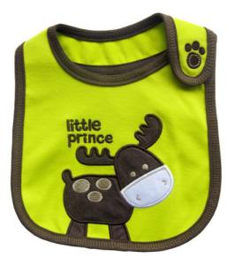 Wholesale Green Newborn Baby Bibs / Baby Boy Bibs / Baby Girl Bibs with Cute Donkey from china suppliers