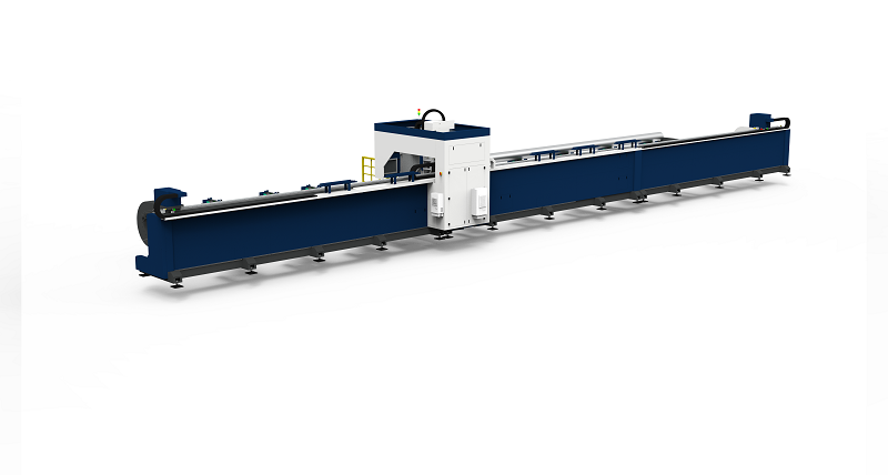QH-GC3-H 3-Chuck Heavy Duty Lathe Tube Cutting Machine Side-mounted Lathe Semi-automatic Loading