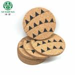 Hot Sale Factory Price Custom Size Cork Coaster Resistant Cork Cup Mats