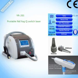 Wholesale protable Q.switch Nd.yag laser machine for tattoo removal from china suppliers