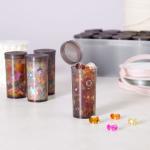 250 Pack Empty Pill Bottles with Caps, Plastic 13 Dram Medicine Vials for