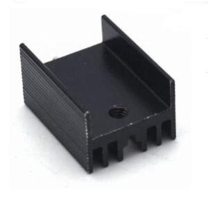 Wholesale TO-220 Heat Sink 15*11*20 25mm Radiator Black White PIN Heat Sink from china suppliers