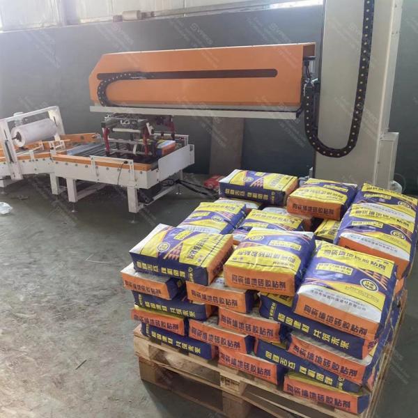 Case Pallet Stacker Machine 600 Bags/Hour Automatic