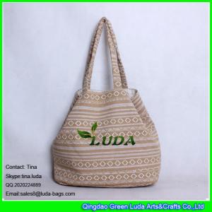 Wholesale LUDA Large canvas shopping bag enthic fabric lady shoulder tote bags from china suppliers