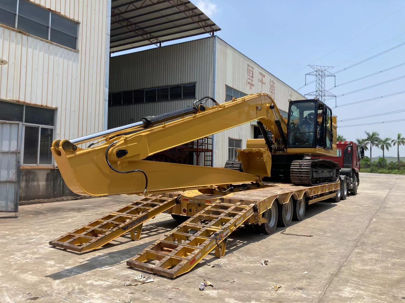 Multipurpose 20-24m Long Reach Arm , PC80 EX60 Excavator Boom Stick
