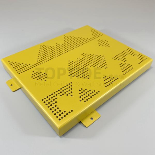 Building Aluminum Perforated False Ceiling Tiles PVDF For Project 600×1200