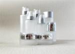 30ml 50ml 80ml 120ml Cosmetic Glass Bottles White Color Round Shape Bottle And