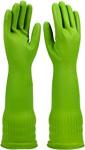 XL Extra Long Cuff Latex Gloves 45CM 120G/Pair Kitchen Cleaning Glove