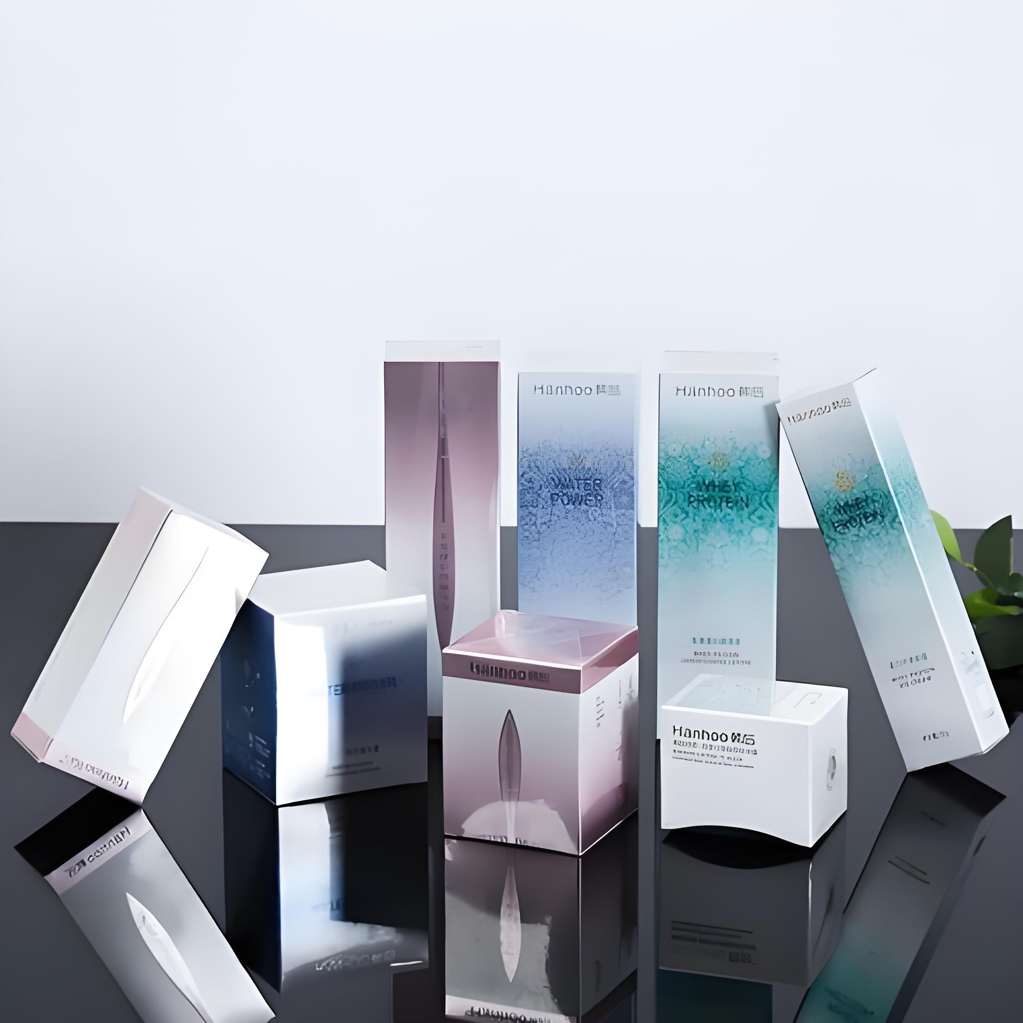 Premium Custom Skincare Packaging Boxes | High-End Gradient Paper Boxes For Serums & Creams With Spot UV