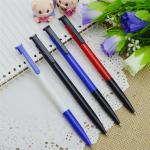 Factory hot selling and high quality plastic rubber square shape hotel pen,Hotel