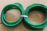 Green High Tensile Polyurethane Round Belt For Industrial