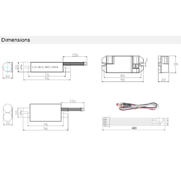 OEM Emergency Lighting Inverter AC 220-240V Emergency Power Module Small 2W EPC20H
