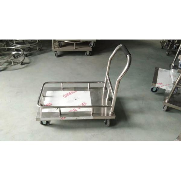stainless steel flat trolley folded specification will be check the products details