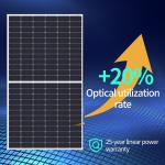 Monocrystalline Silicon Photovoltaic Solar Panels 410W - 480W Single Glass TUV