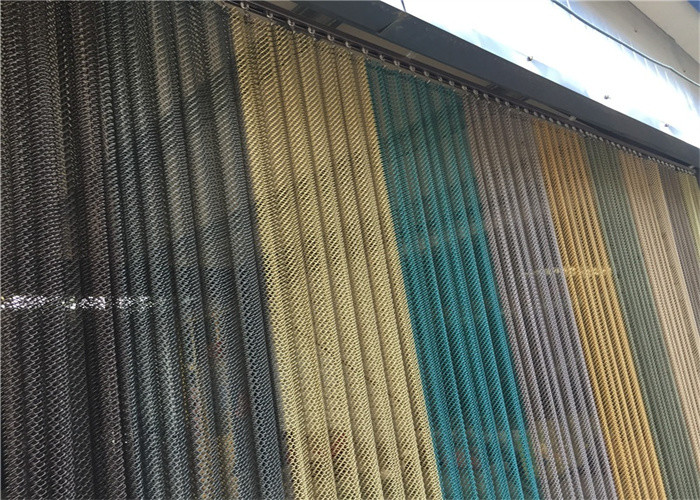 1.0mm Metal Coil Drapery Hanging Aluminum For Architects And Interior In Golden