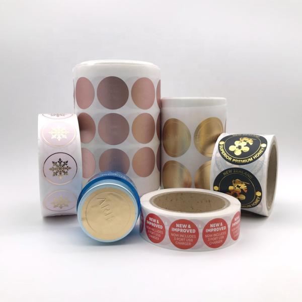 Custom Printed Logo Labels for Packaging Vinyl Waterproof Sticker Printing Roll