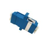 Duplex Flange Blue Fiber Optic Adapters LC UPC SC Connector 60db Returen Loss