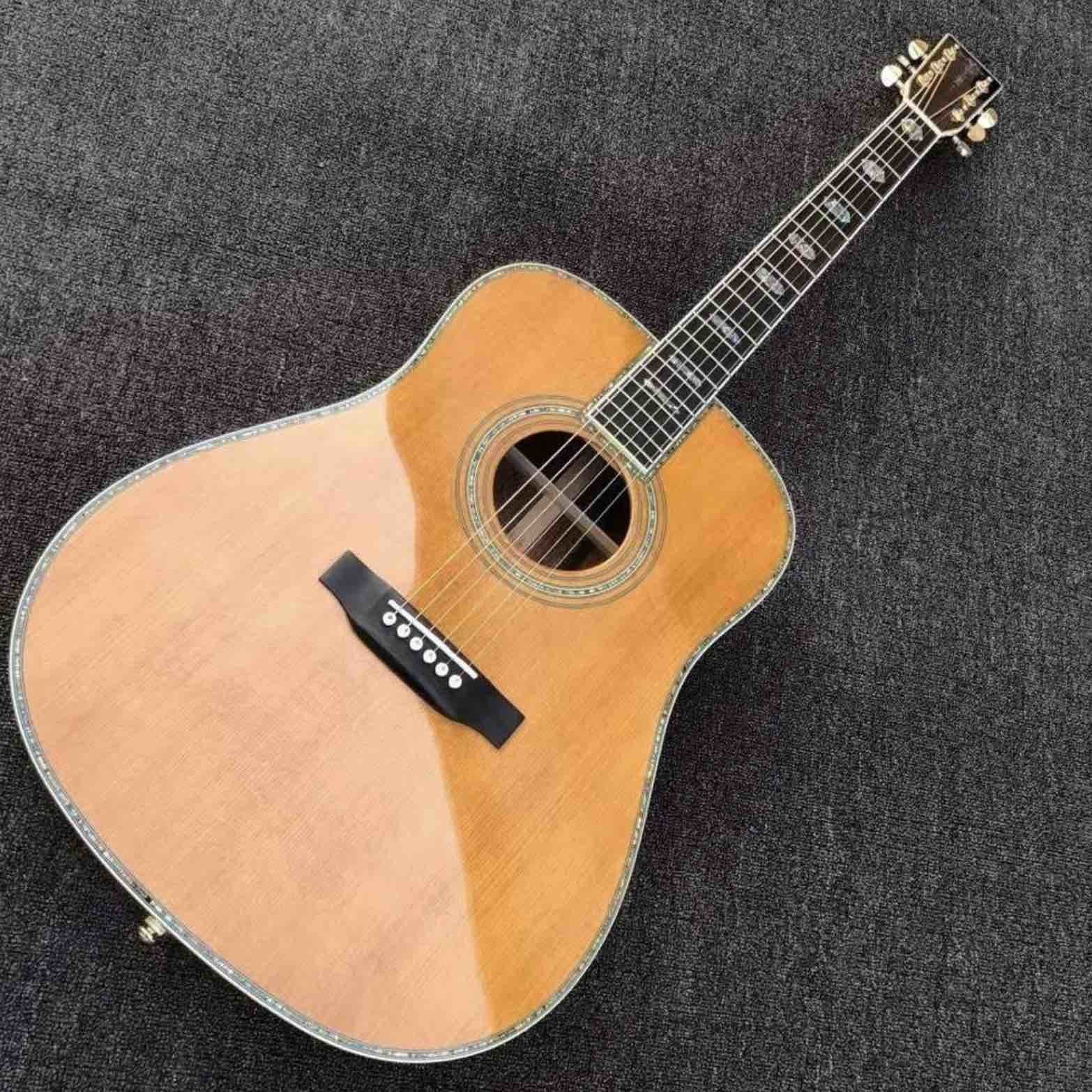 Custom guitar factory Top Quality Solid Spruce Top 41" Cocobolo Back & Sides Acoustic Guitar