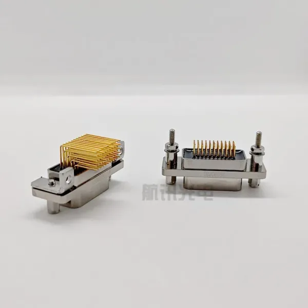 Hj30j-55zkw Rectangular Connector Differential Wire Bending Pin 55 Pin