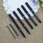 Gel pen,Promotional gel-ink pen with cap,black rubber gel-ink pen,