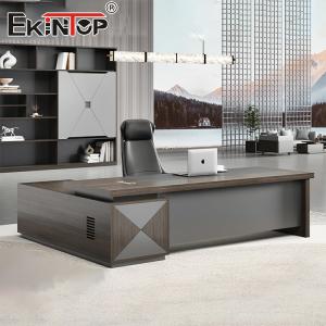 Wholesale Classic Style CEO Desk Large Desk With Drawers Wooden Material from china suppliers
