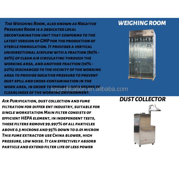 Cleanliness Biological Modular Cleanroom HVAC System Laboratory Clean Room