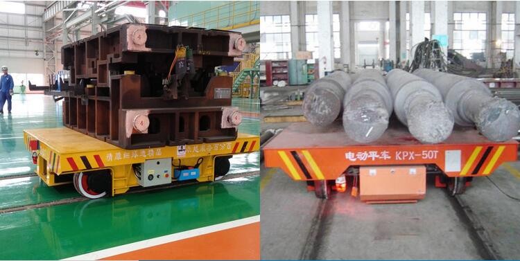 Telecontrol operate steel coil handling cart powrerd by battery