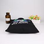 Black And White Reusable Shopping Bags Standard Size Tote Carry Canvas Cotton
