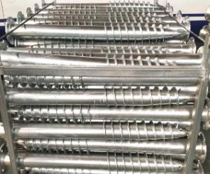 Wholesale 18 inch Galvanized Ground Screw Pile Screw Foundation Anchors 600-3500mm Length from china suppliers