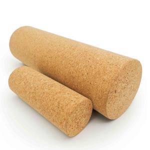 Wholesale Natural Cork Yoga Roller Massage Muscle Fitness Portable Easy to Clean from china suppliers