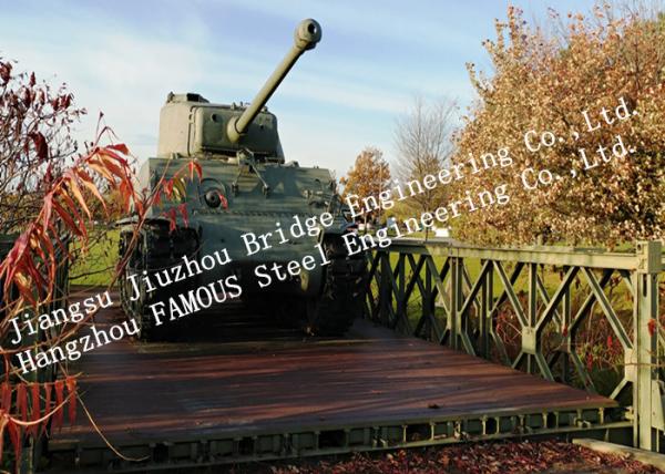 Prefabricated Modular Military Bailey Bridge for Government Easy Assembling