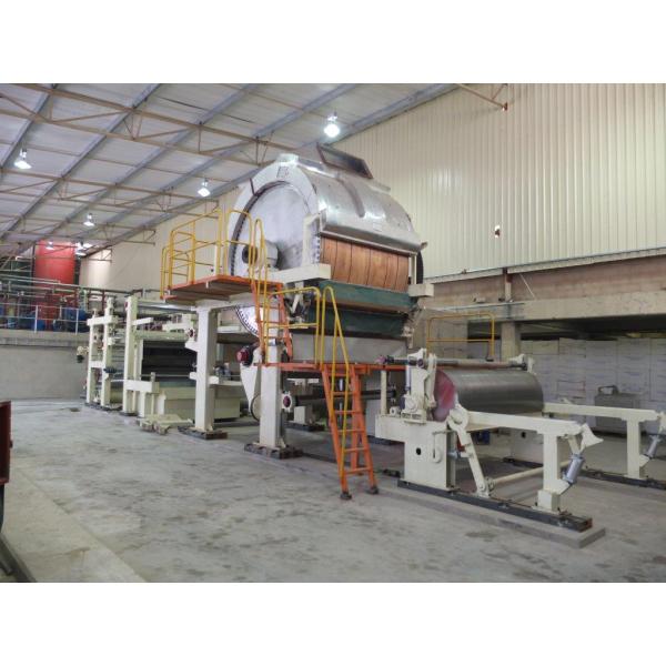 Width 3200mm Corrugated Paper Making Machine Steel Material Speed Control Alternating Current