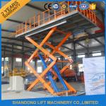 4.7M 3T Hydraulic Scissor Car Lift , Electric Car Parking Lift CE TUV SGS Home