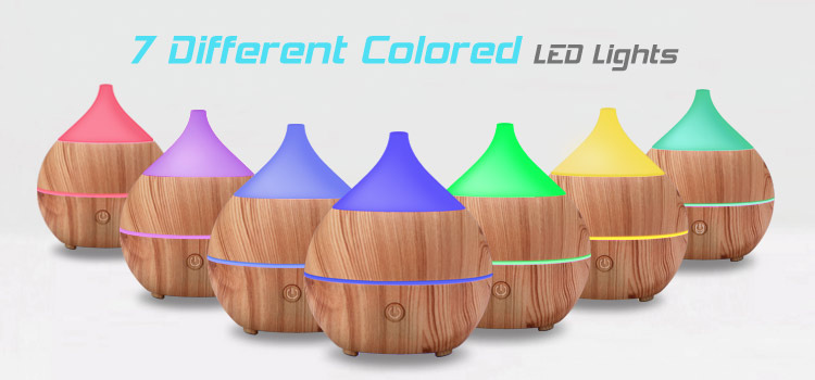 Bedroom 200ml Bluetooth Speaker Wood Aromatherapy Diffuser