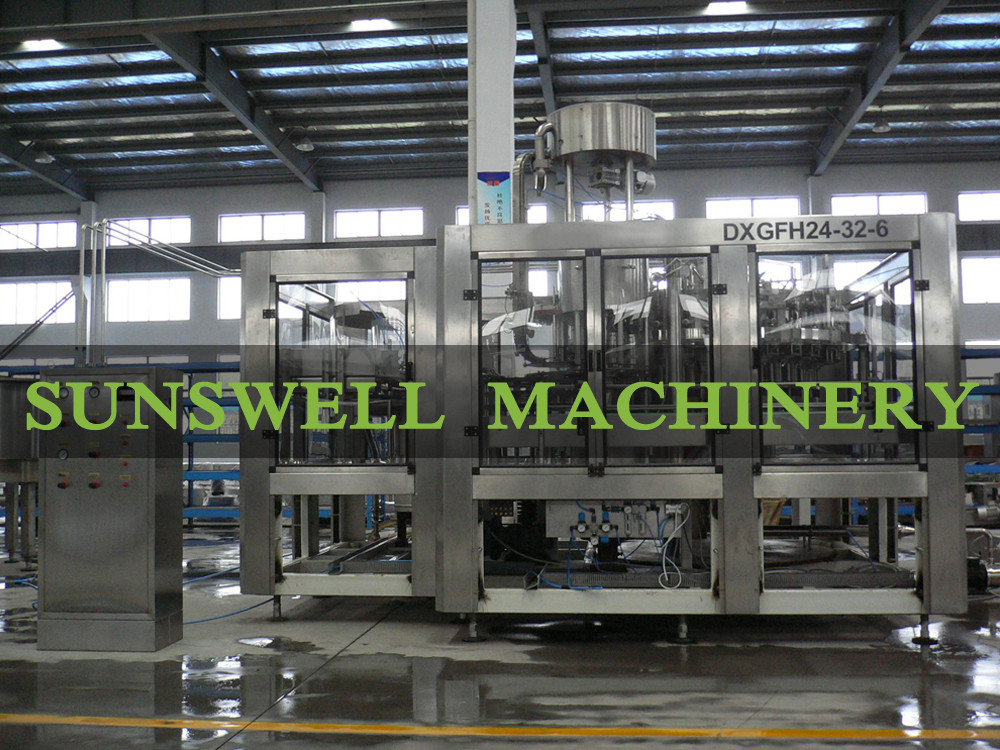 5000BPH Carbonated Filling Machine , Carbonated Soda Water Filling Line