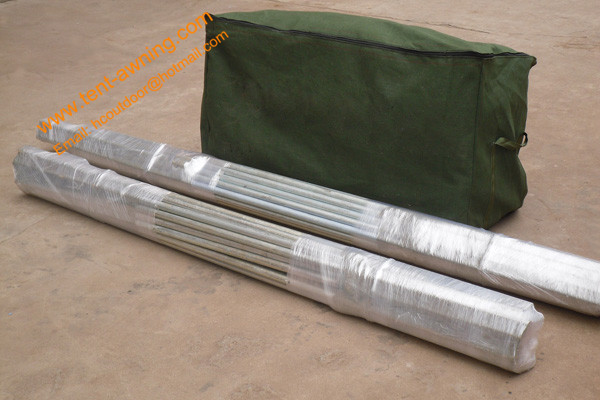 4x6m Outdoor Steel Waterproof Canvas Camping Military Frame Tent