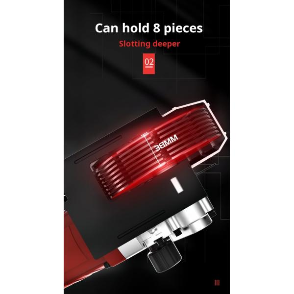 Laser Positioning Slot Wall Groove Cutter 42mm Cutting Depth Adjustable