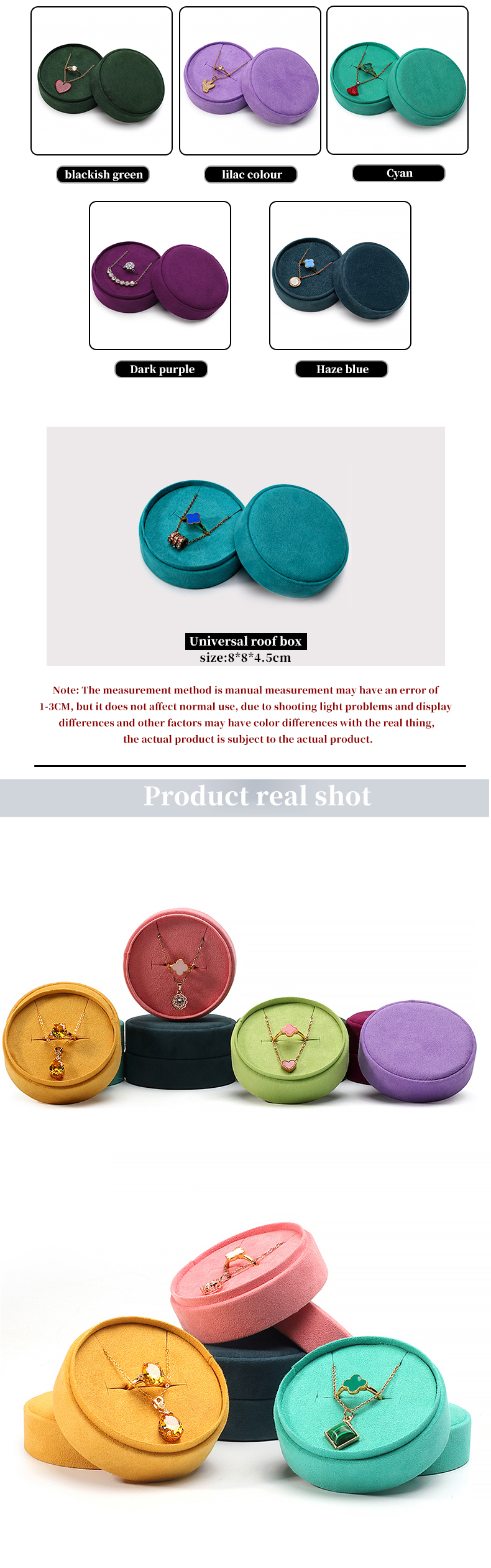Get the Jewelry Box from Hanhong Custom Logo Box for Earrings Bracelets Necklaces Rings