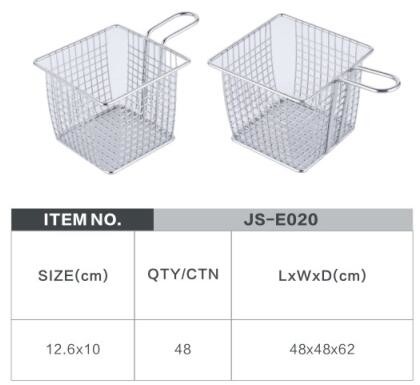 Good kitchen tool stainless steel deep frying basket for cooker
