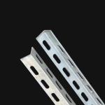 30-100mm Slotted Angle Iron 8 Ft With 50-100mm Hole Galvanized Zinc Plated Steel