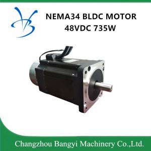 Wholesale NEMA34 86bl 48VDC 735W 2nm high speed Brushless DC Motor with Brake from china suppliers
