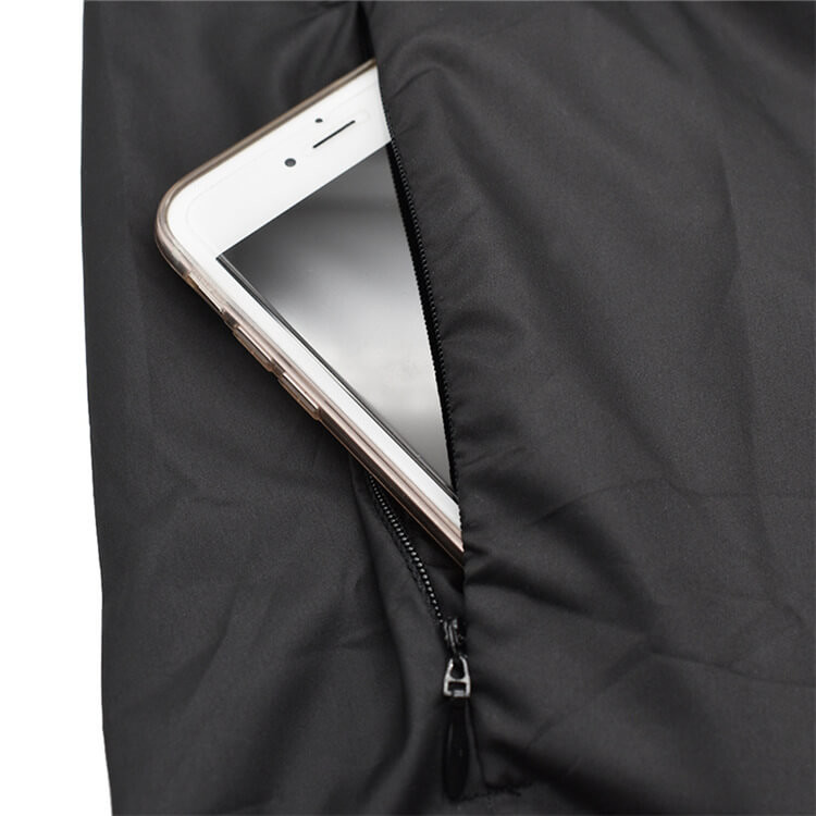 Reflective Windbreaker Style Jacket , Multi Pocket Jacket Breathable Skin Apparel
