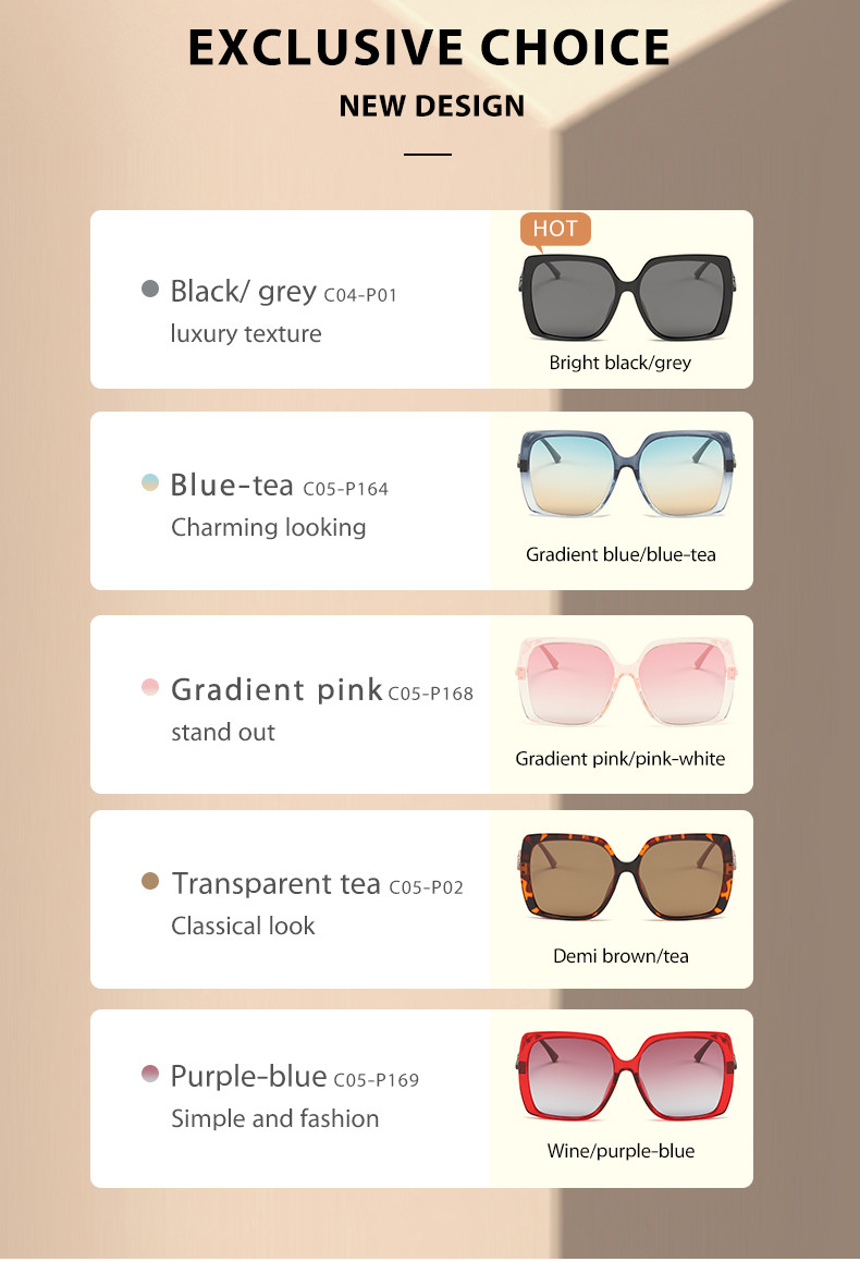 Customizable Box Round Face Sunglasses Metal Injection Frame For Women